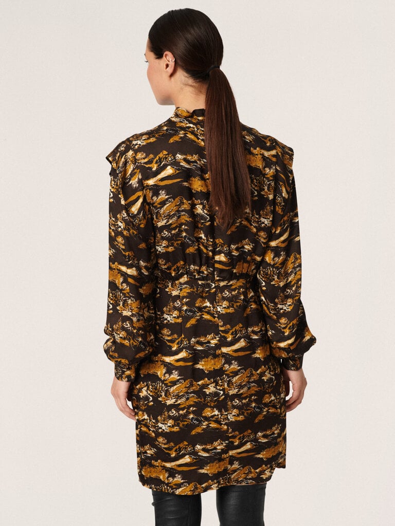 Soaked In Luxury Mountain Print Dress