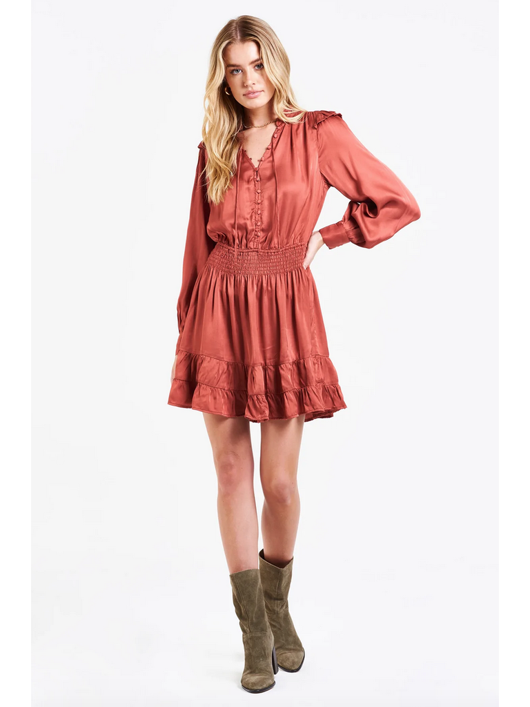 Dear John Coral Copper Dress