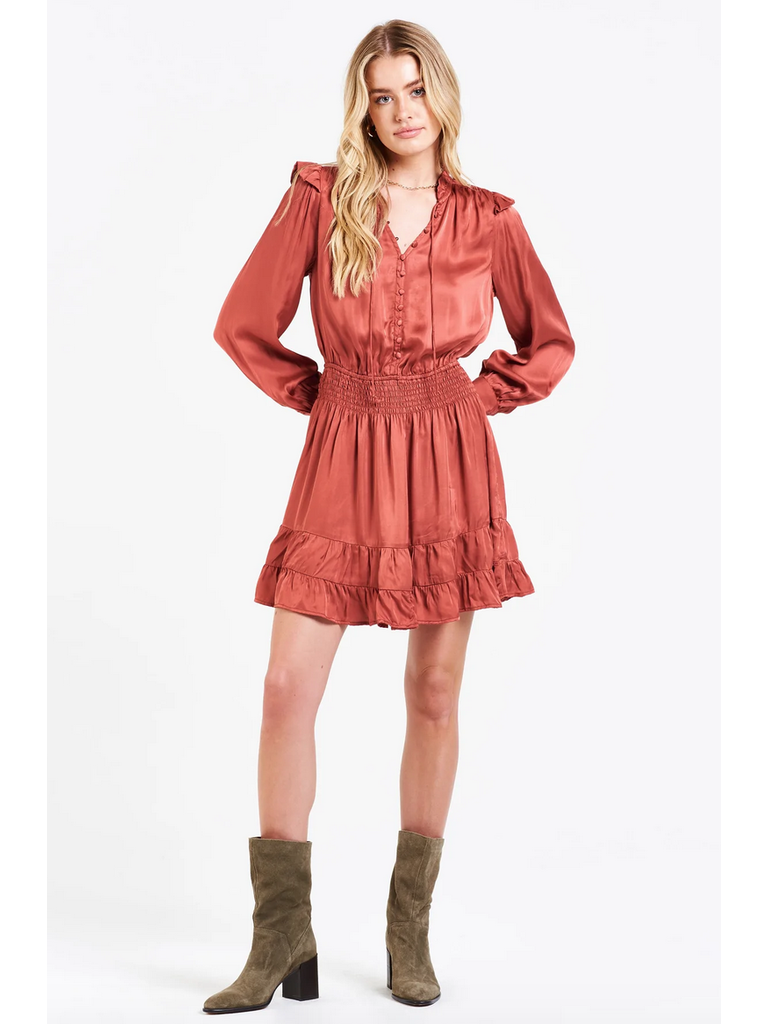 Dear John Coral Copper Dress