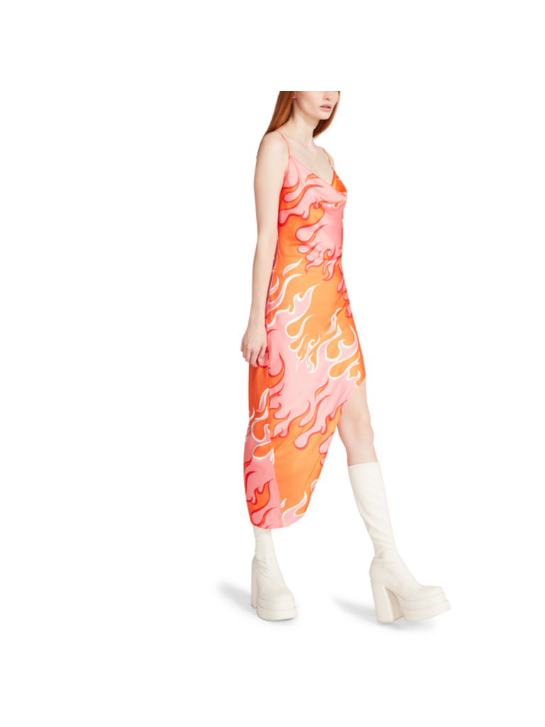 Steve Madden Flames Slip Dress