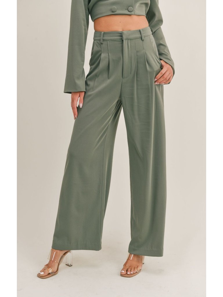 Sage The Label Olive Trousers