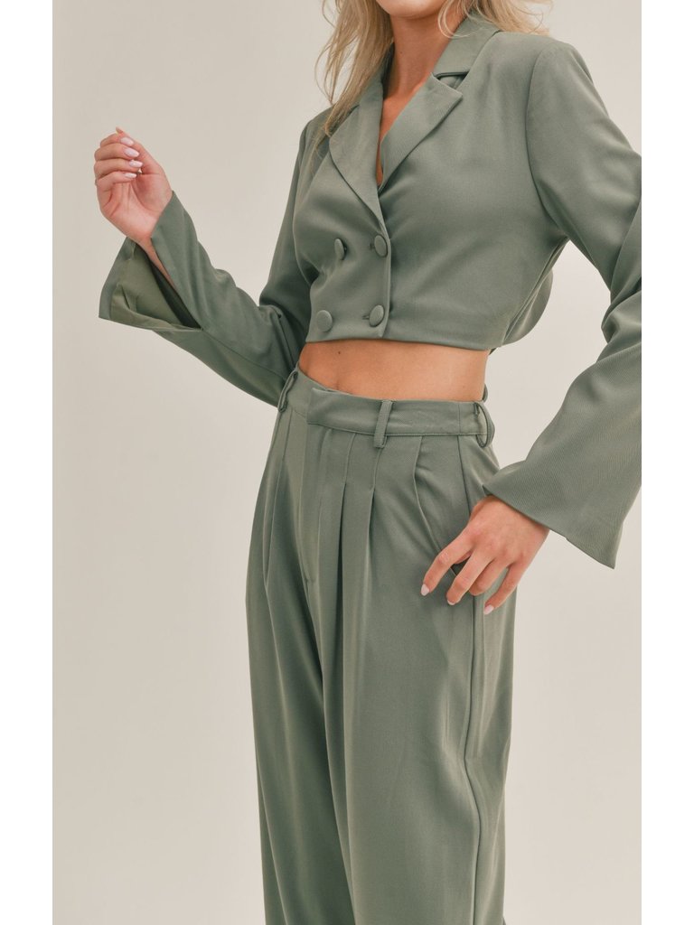 Sage The Label Olive Trousers