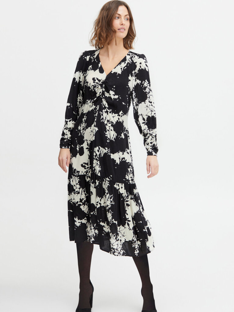 Fransa Tillie Print Midi