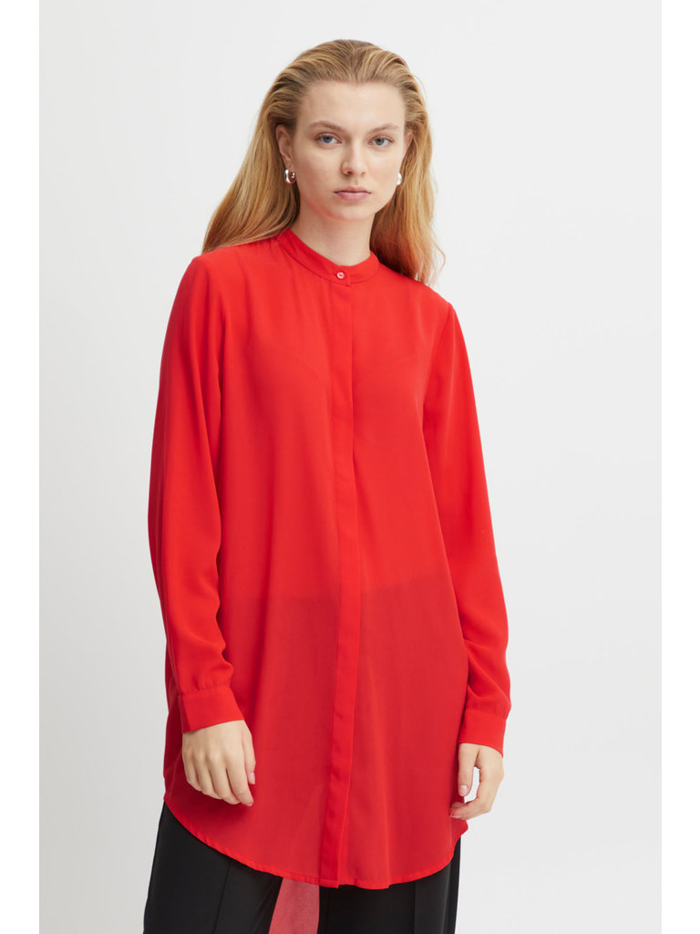 ICHI Poppy Sheer Tunic