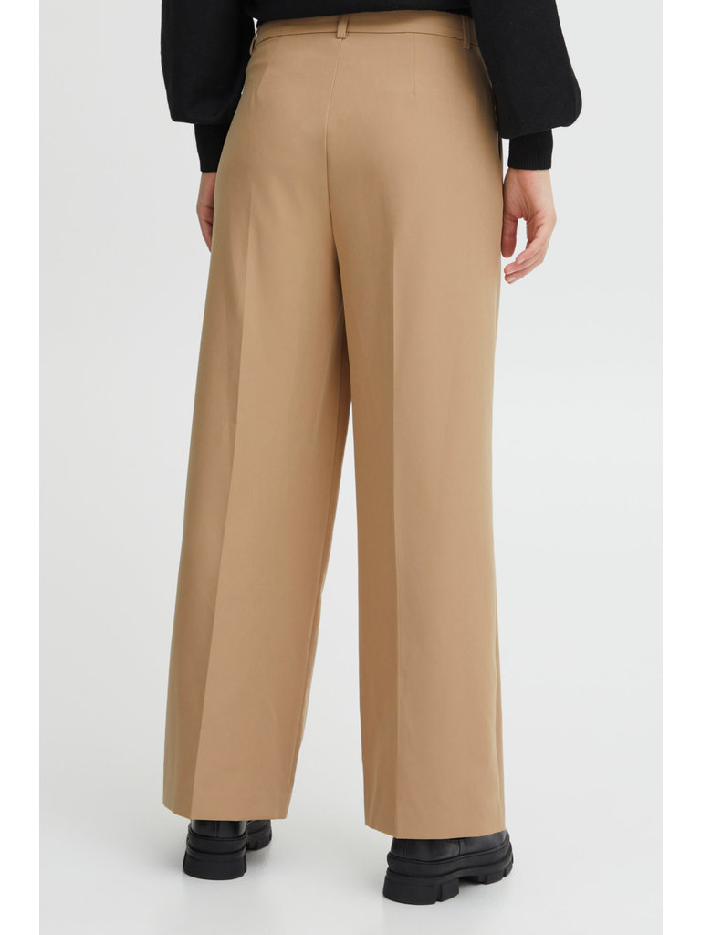 ICHI Taupe Trousers