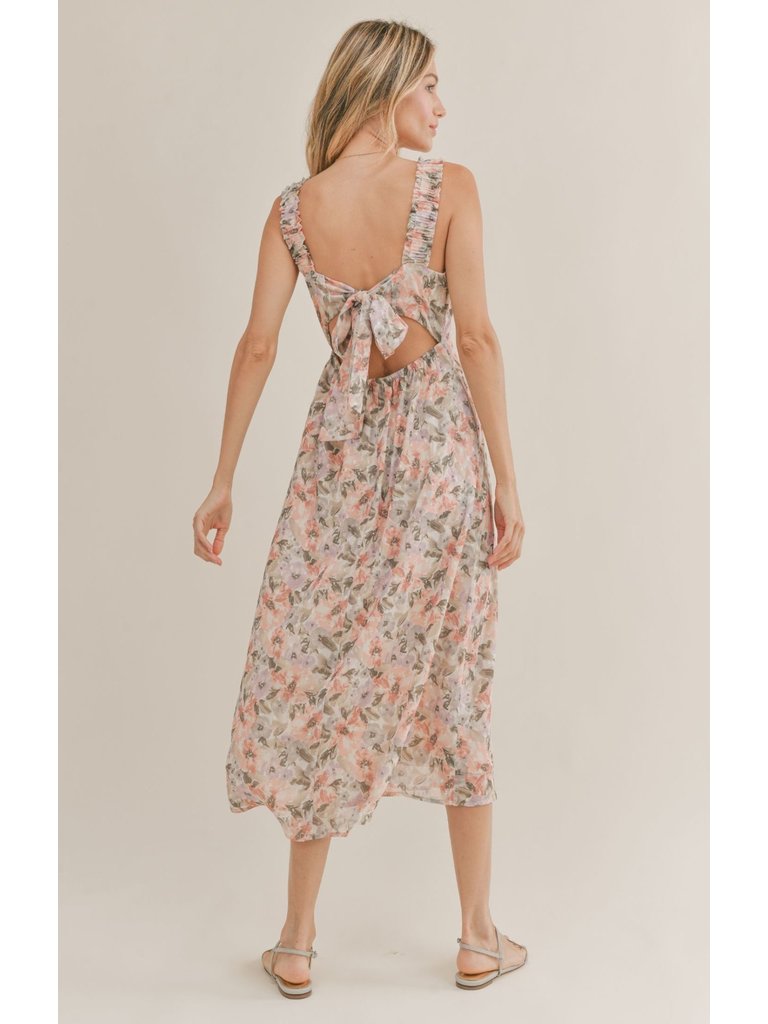 Sadie & Sage Pastel Floral Midi