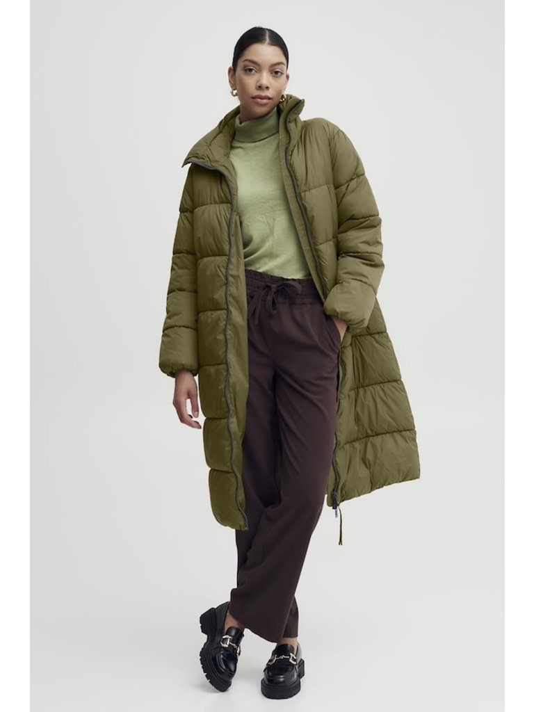 B. Young Beau Olive Coat