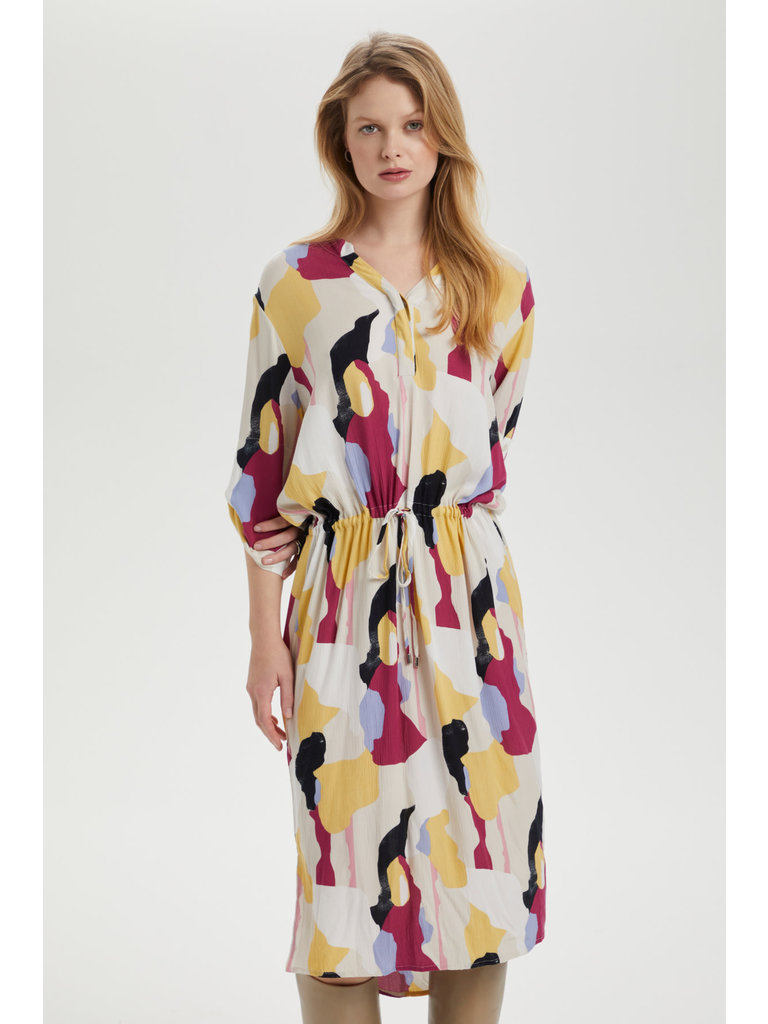 Soaked In Luxury Jackson Print Dress