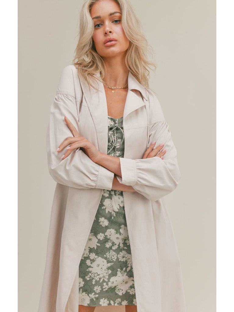 Sage The Label Errands Trench Coat