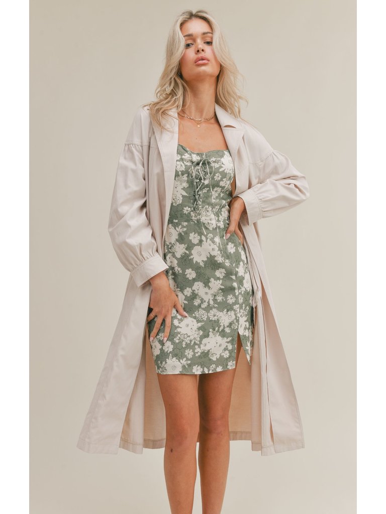 Sage The Label Errands Trench Coat