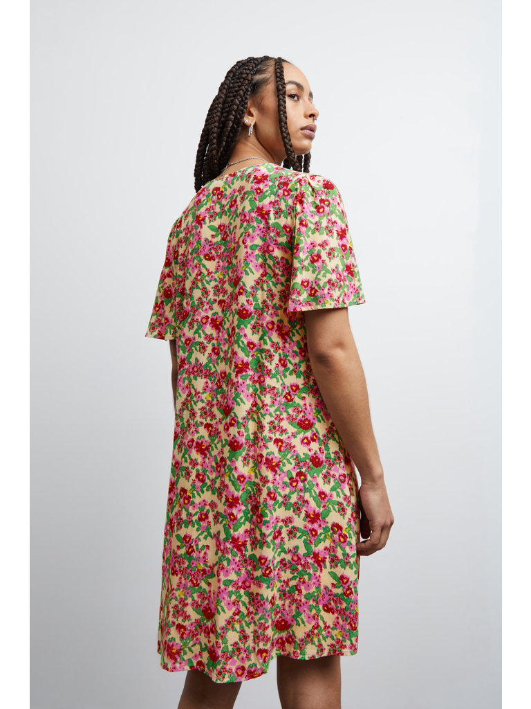 ICHI Bright Floral Dress