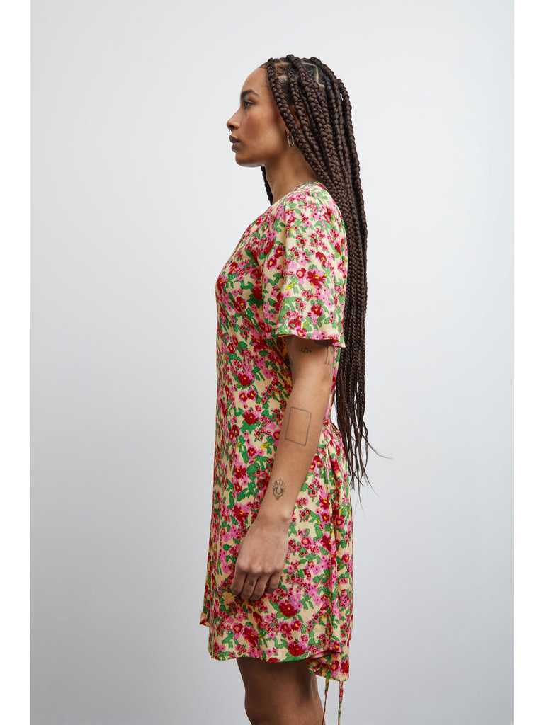 ICHI Bright Floral Dress