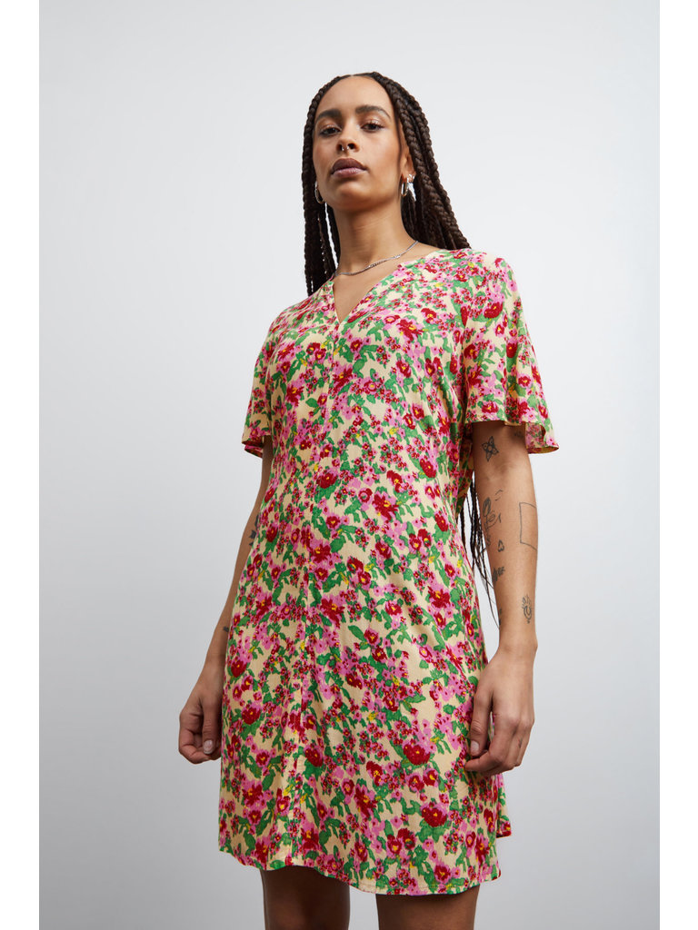 ICHI Bright Floral Dress