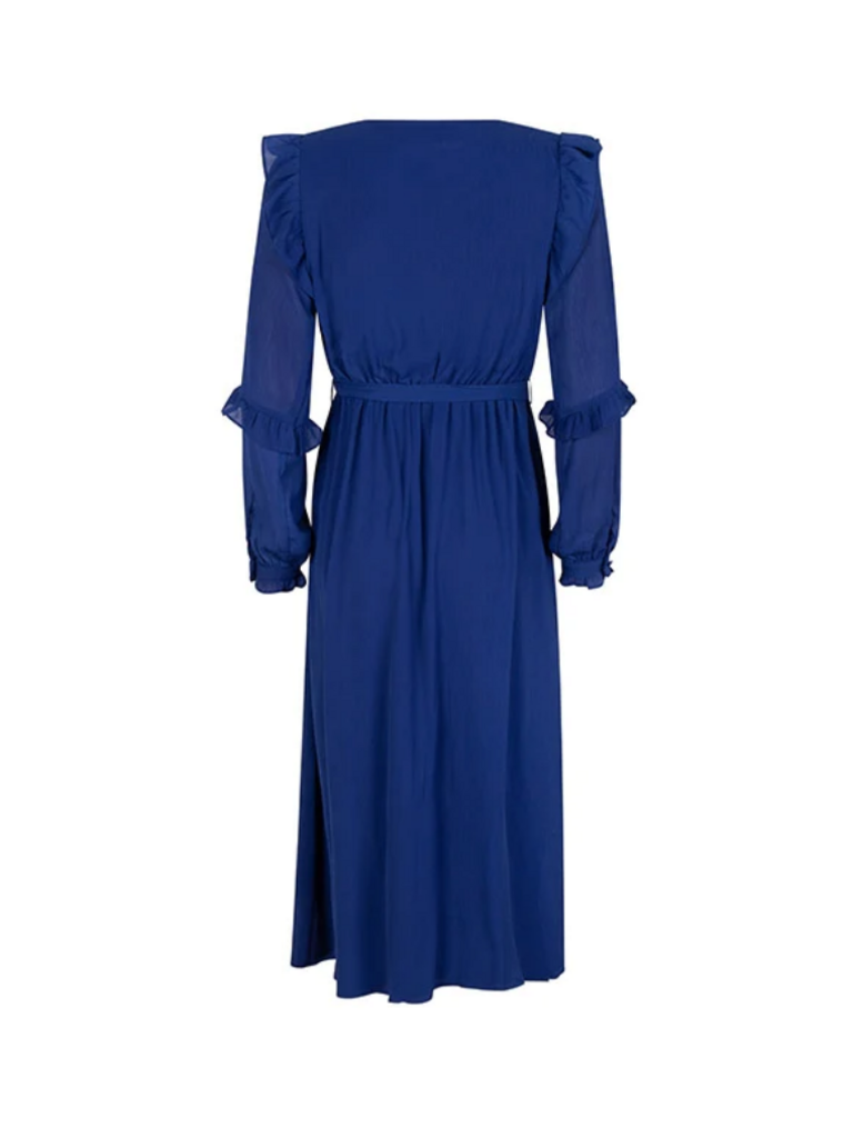 Lofty Manner Cobalt Frill Midi