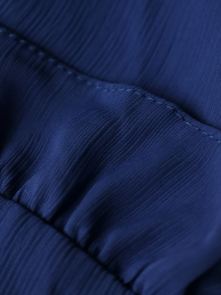 Lofty Manner Cobalt Frill Midi