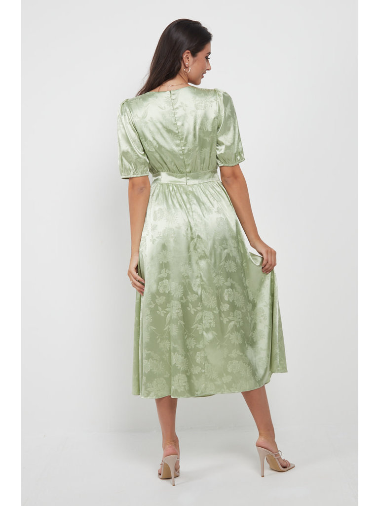 Angel Eyes Satin Sage Midi