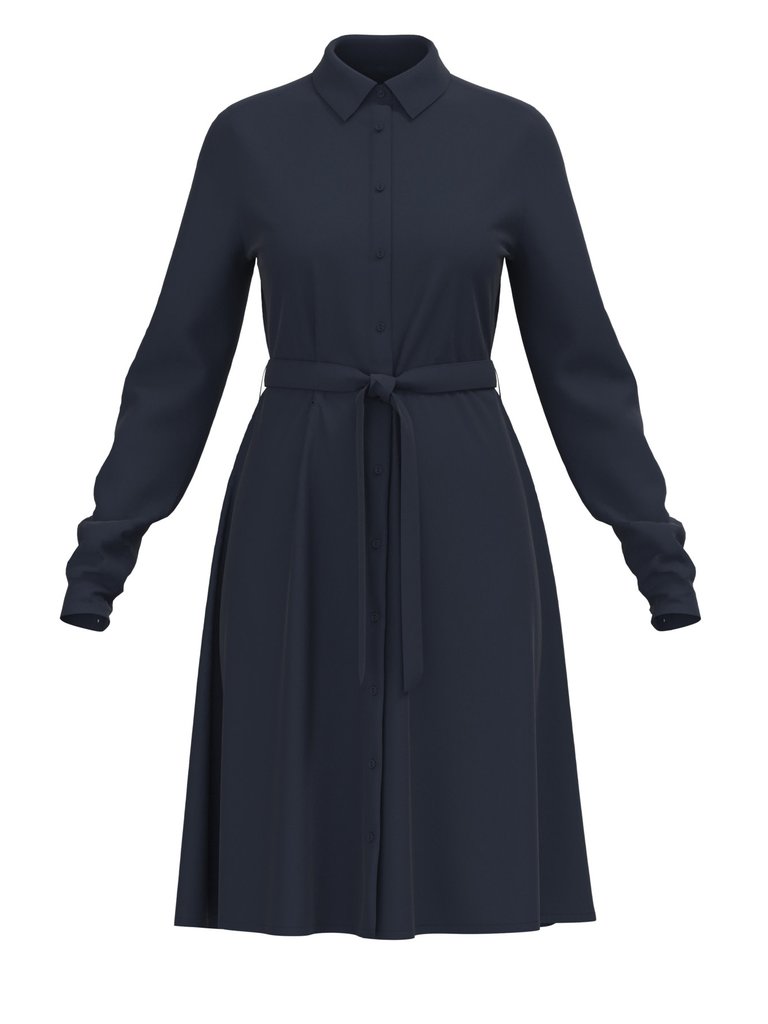 ICHI Classic Navy Dress