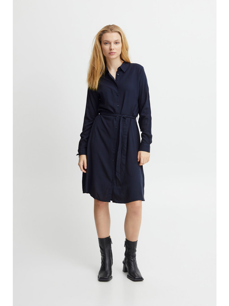 ICHI Classic Navy Dress