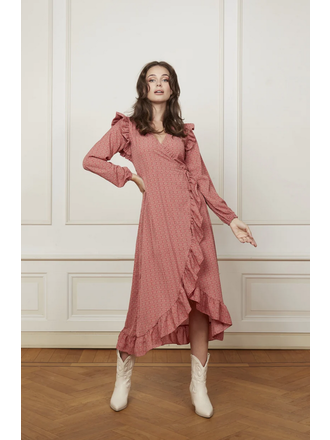 Lofty Manner Pink Mosaic Midi