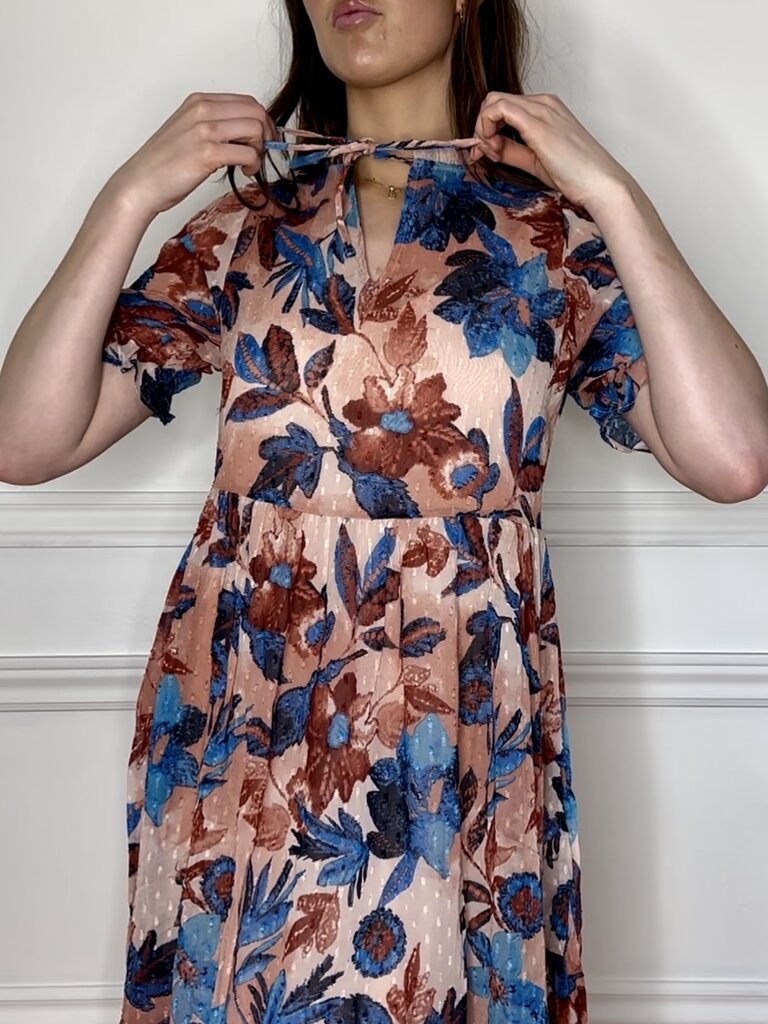 B. Young Capri Print Midi