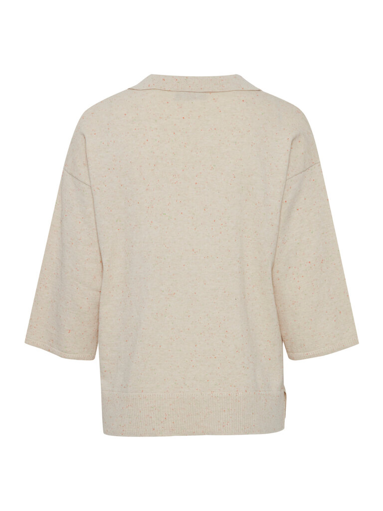 Fransa Oatmeal Knit Top