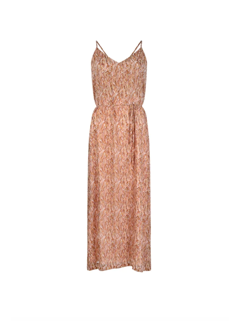 Gold Swirl Slip Dress - Sweet Pea Boutique