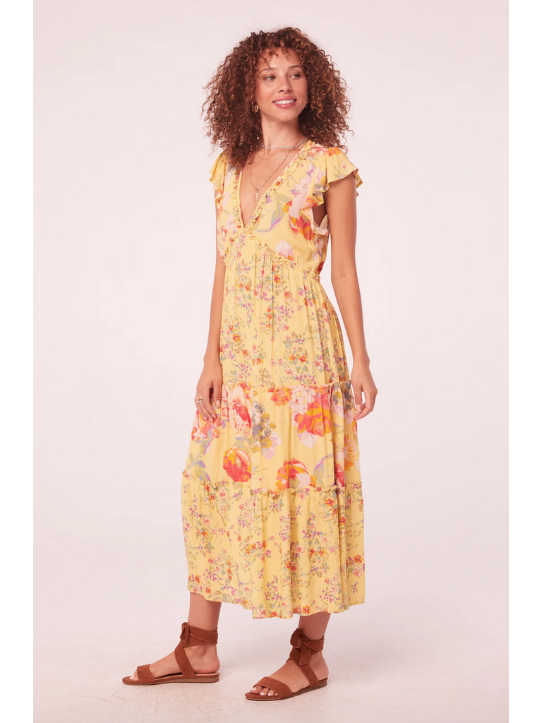 Band Of The Free Yellow Cream Midi