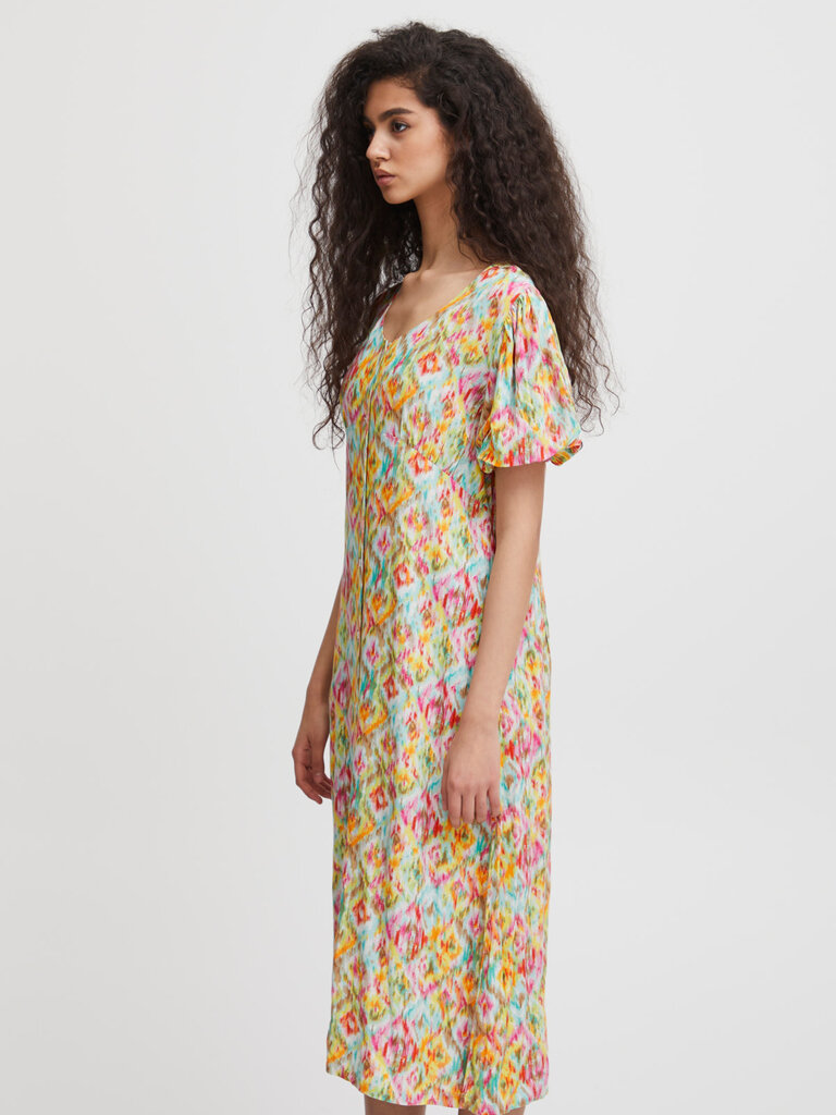 ICHI Peri Print Midi
