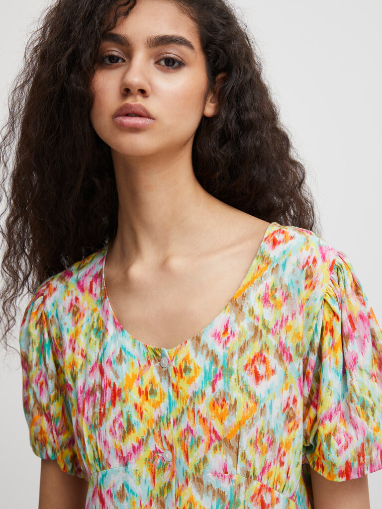 ICHI Peri Print Midi