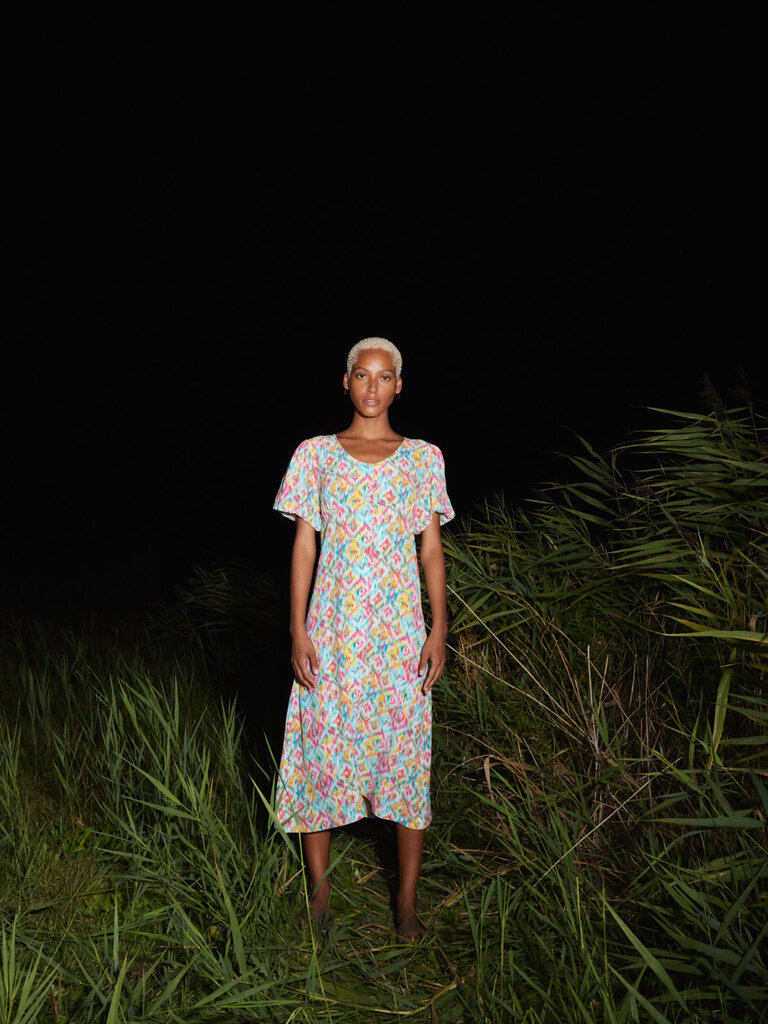 ICHI Peri Print Midi