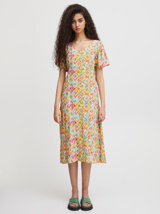 ICHI Peri Print Midi