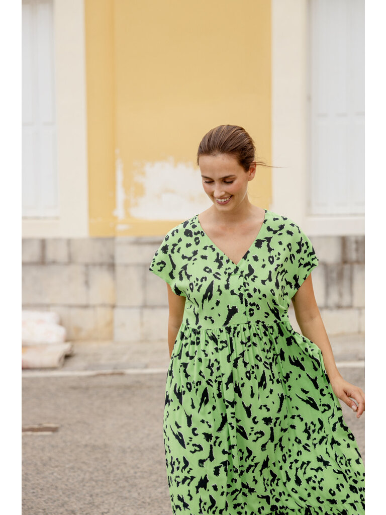 Fransa Electric Green Midi