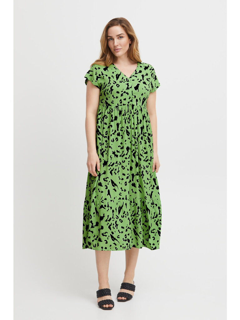 Fransa Electric Green Midi