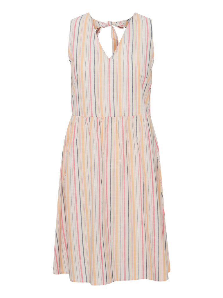 ICHI Peachy Stripe Dress