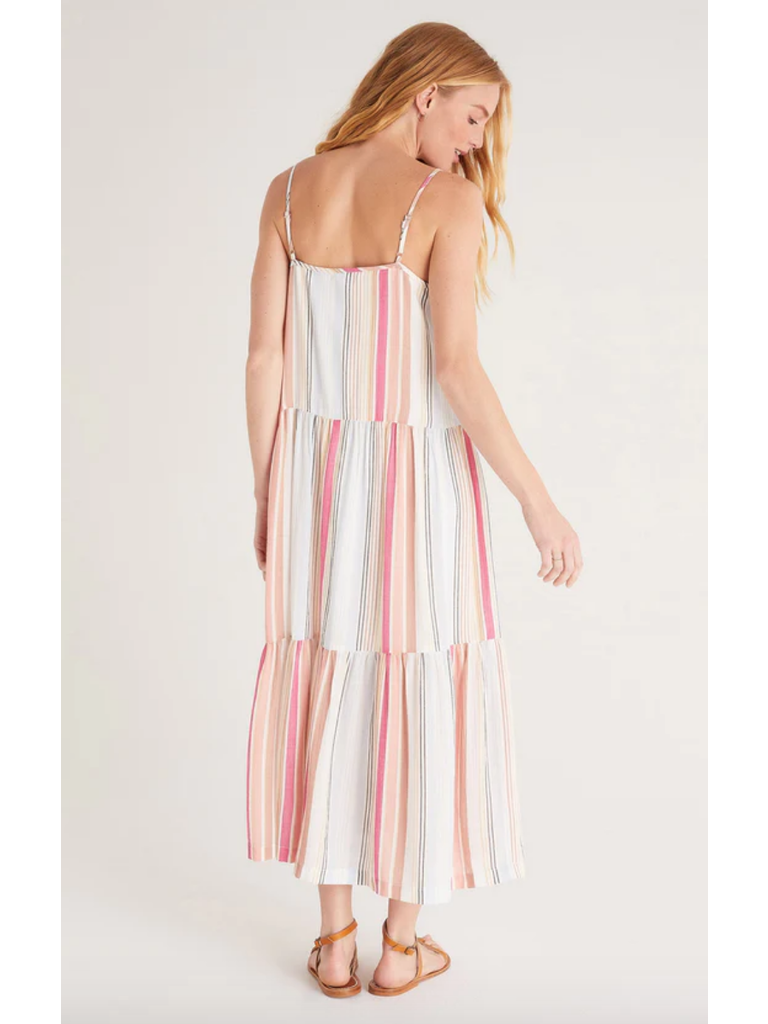 Z Supply Pastel Striped Midi Dress