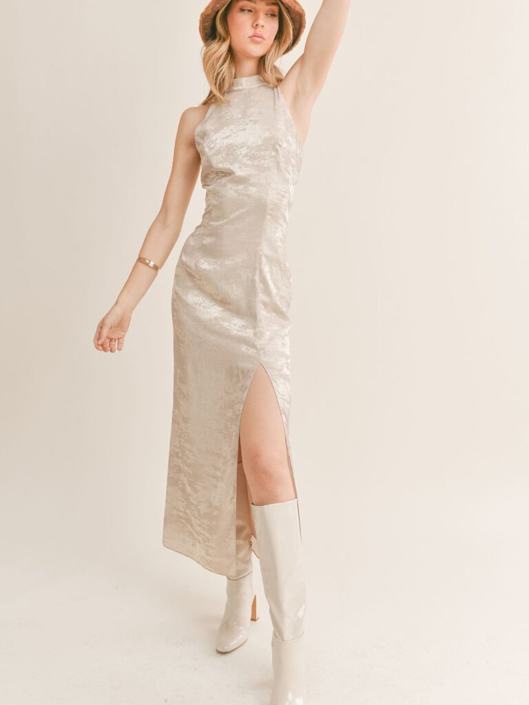 Sage The Label Champagne Disco Dress