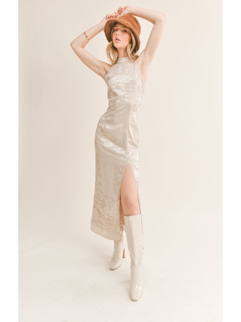 Sage The Label Champagne Disco Dress