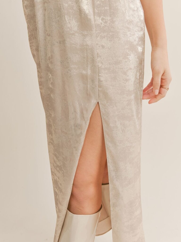 Sage The Label Champagne Disco Dress