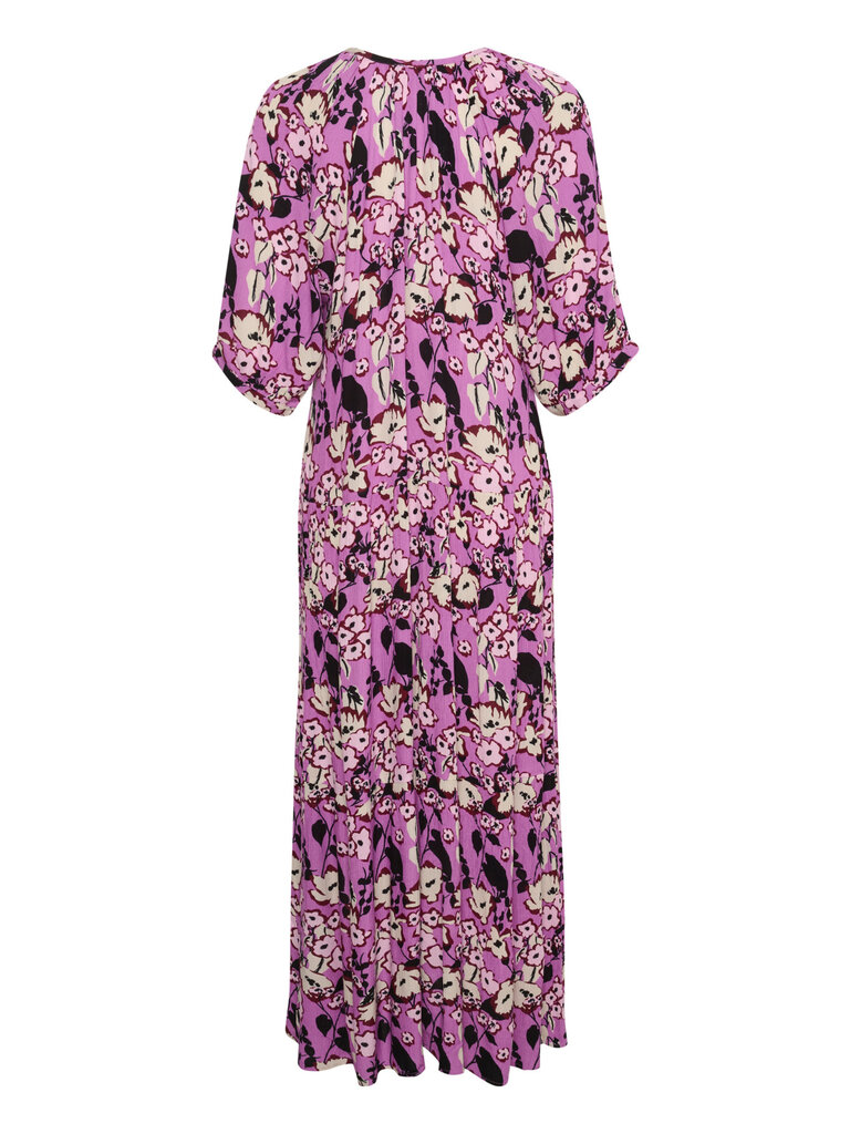 Soaked In Luxury Merlot Floral Maxi