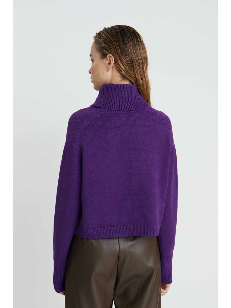Deluc Deep Violet Knit