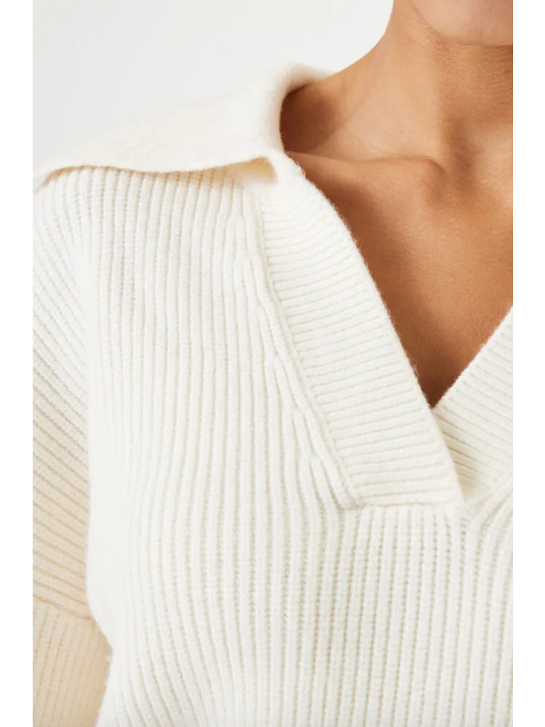 Garcia White Knit Pullover