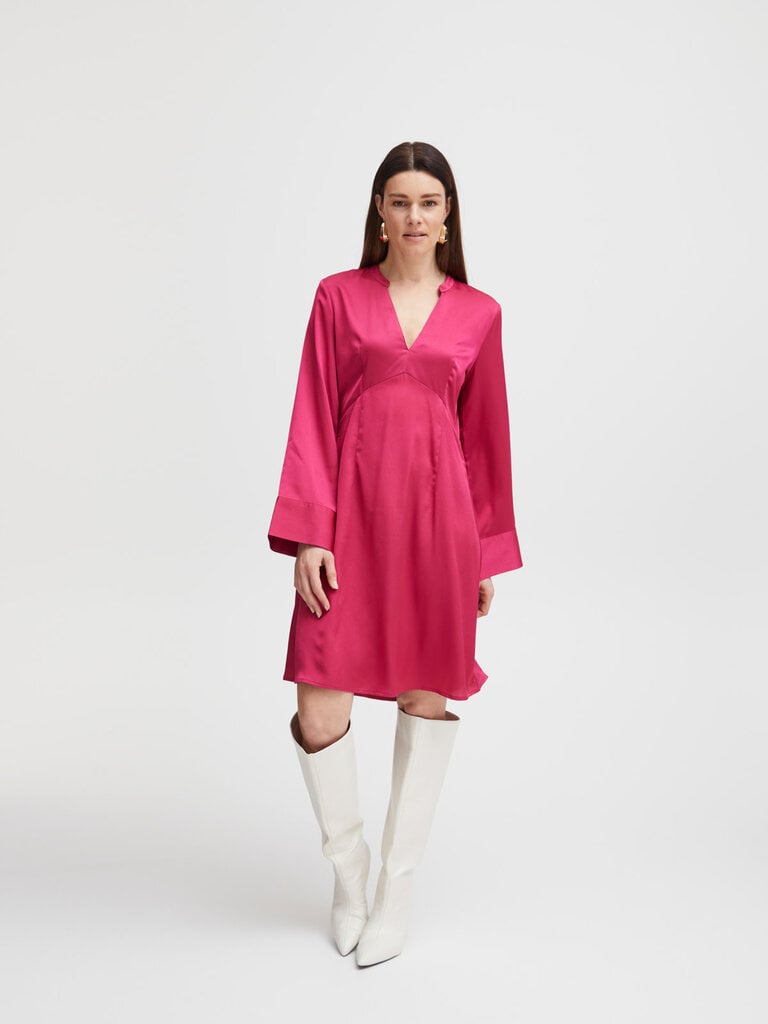 B. Young Silky Pink Dress