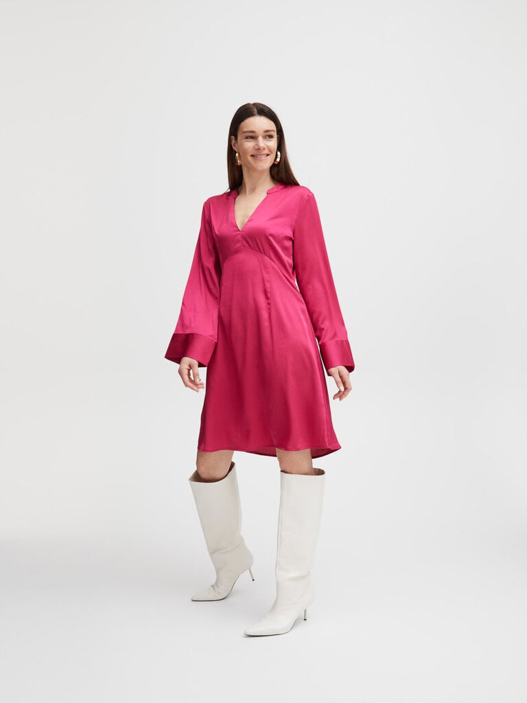 B. Young Silky Pink Dress