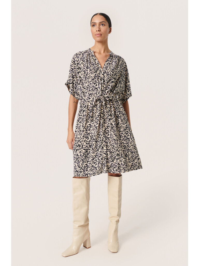Soaked In Luxury Printed Shirt Dress