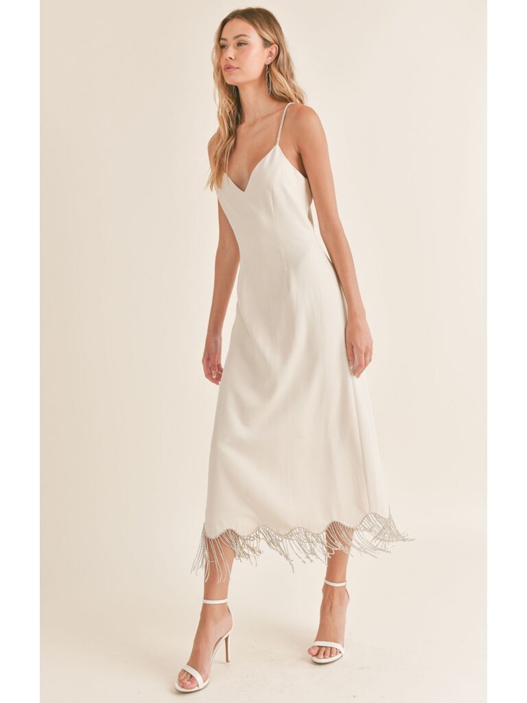 Sadie & Sage Ivory Midi Dress