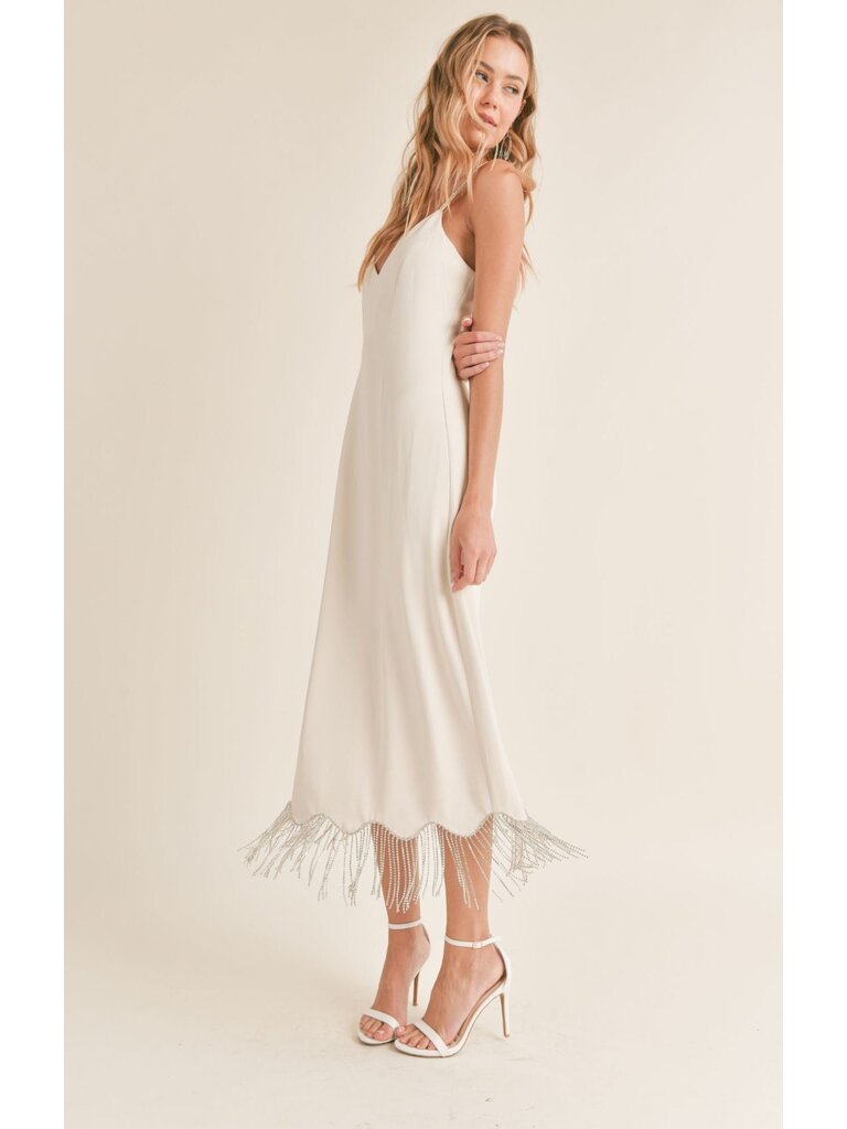 Sadie & Sage Ivory Midi Dress