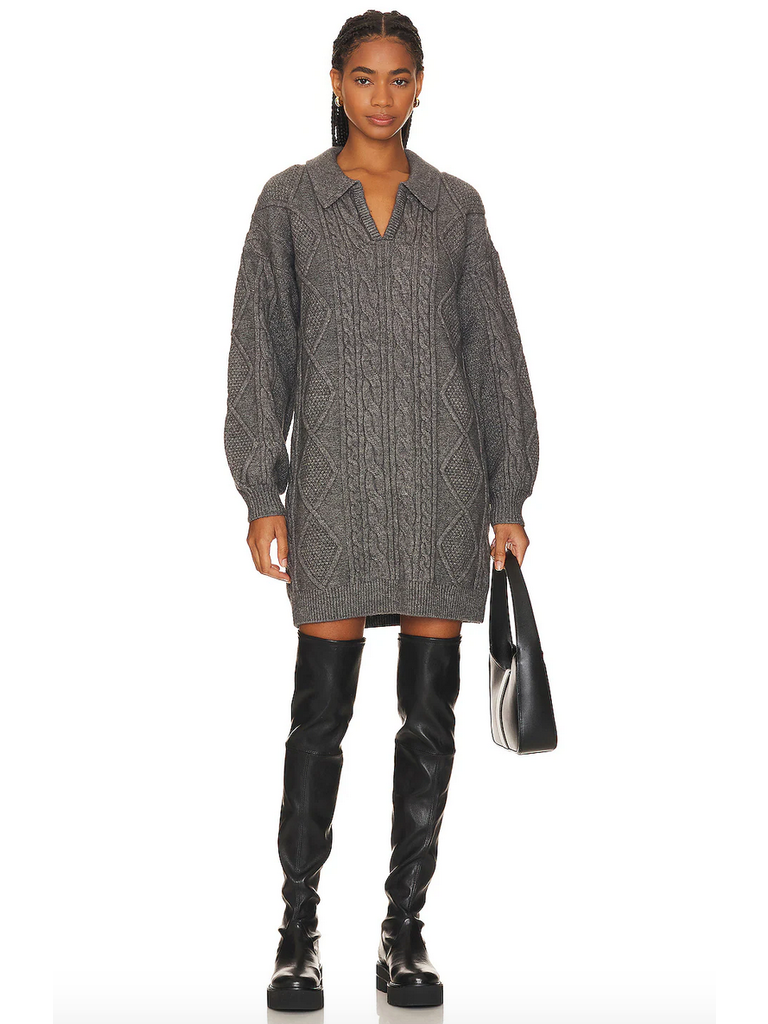 Steve Madden Grey Sweater Dress