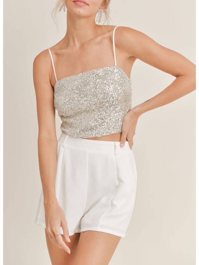 Champagne Crop Top