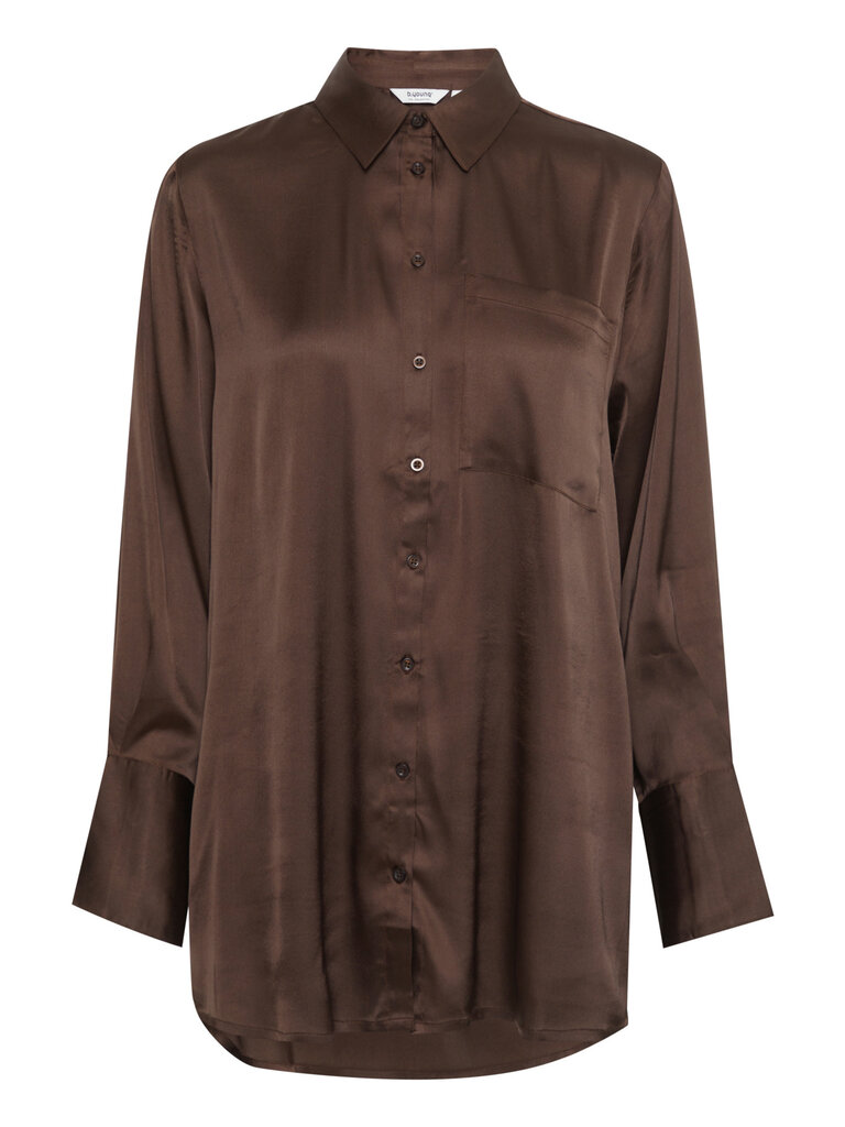 B. Young Silky Brown Blouse