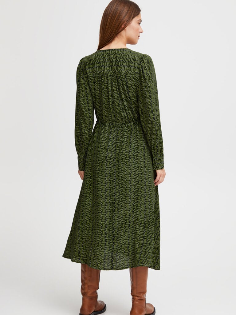 Fransa Neon Swirl Midi